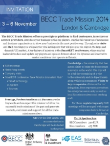 BECC trade mission to London